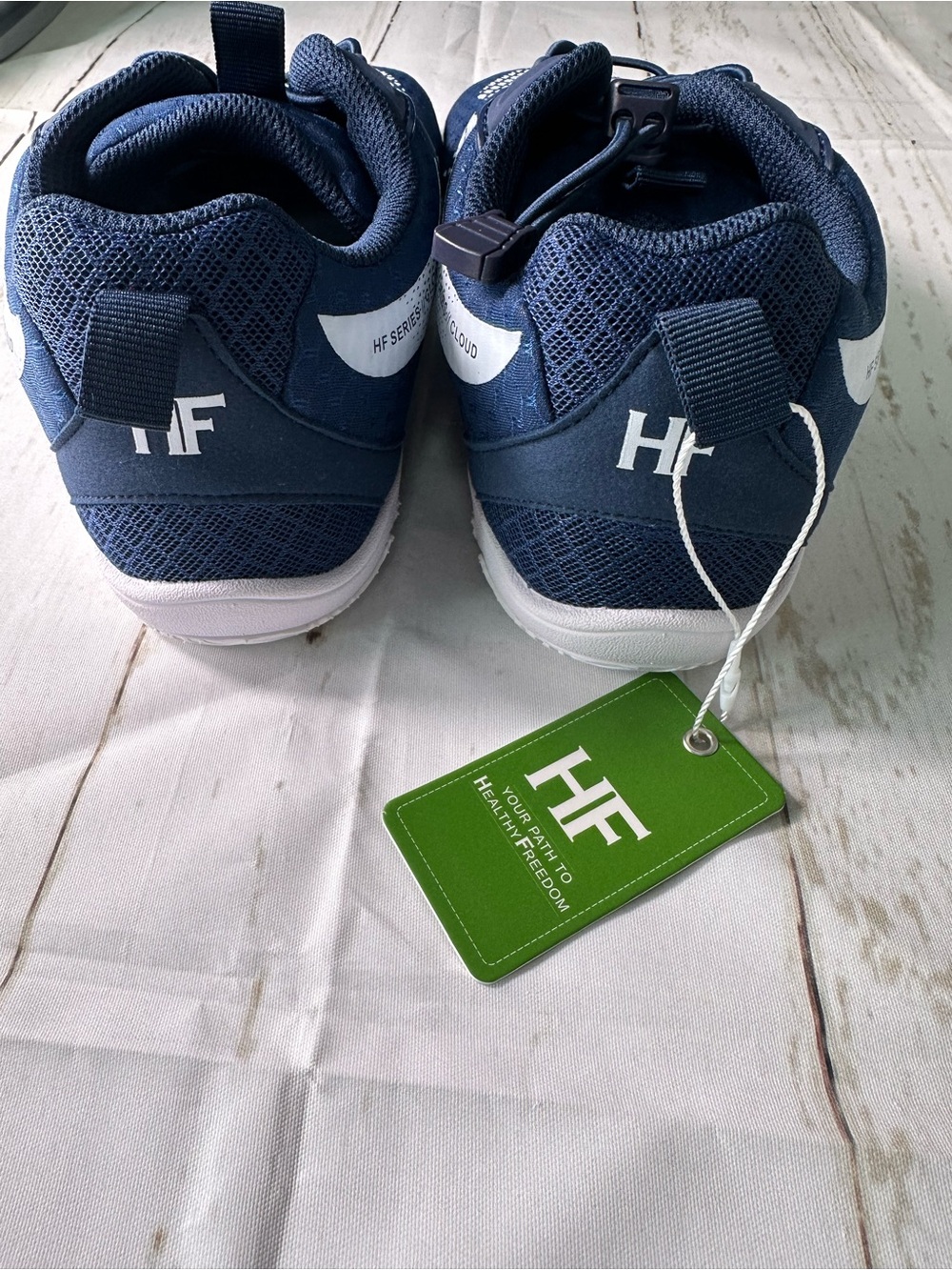 HF Women’s Navy Casual Sneakers - Breathable Everyday Comfort - Picture 2 of 16